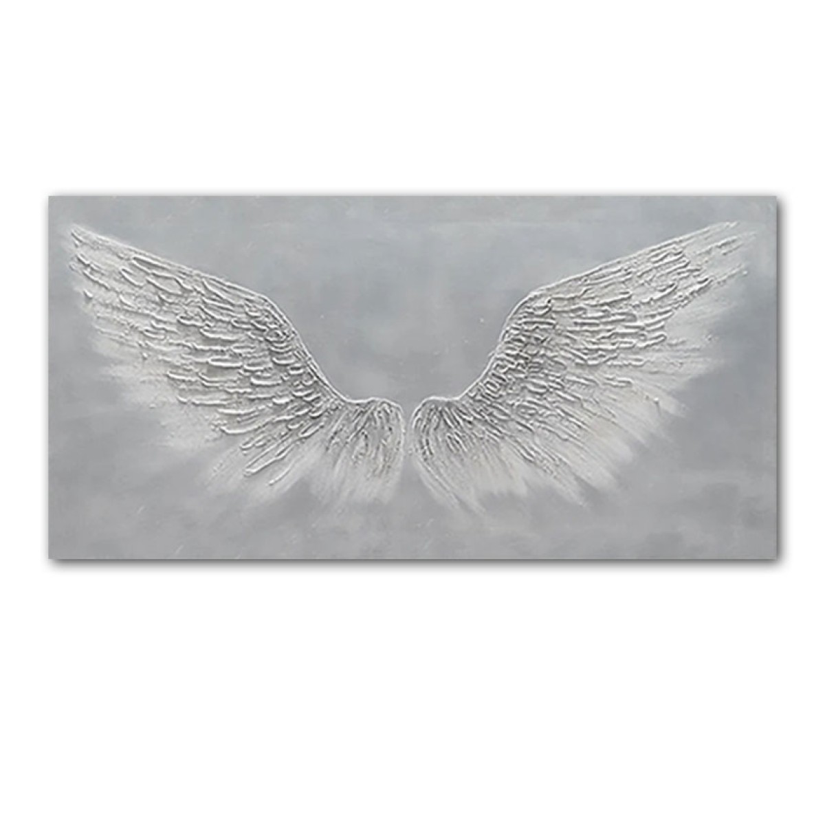 The Wings Abstract 3d Heavy Textured Partial Oil Painting